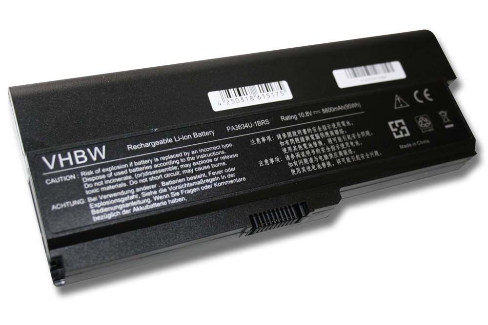 Baterie pro Toshiba:PA3634U-1BAS,PA3638U-1BAP,PA3635U-1BAM,PA3635U-1BRM